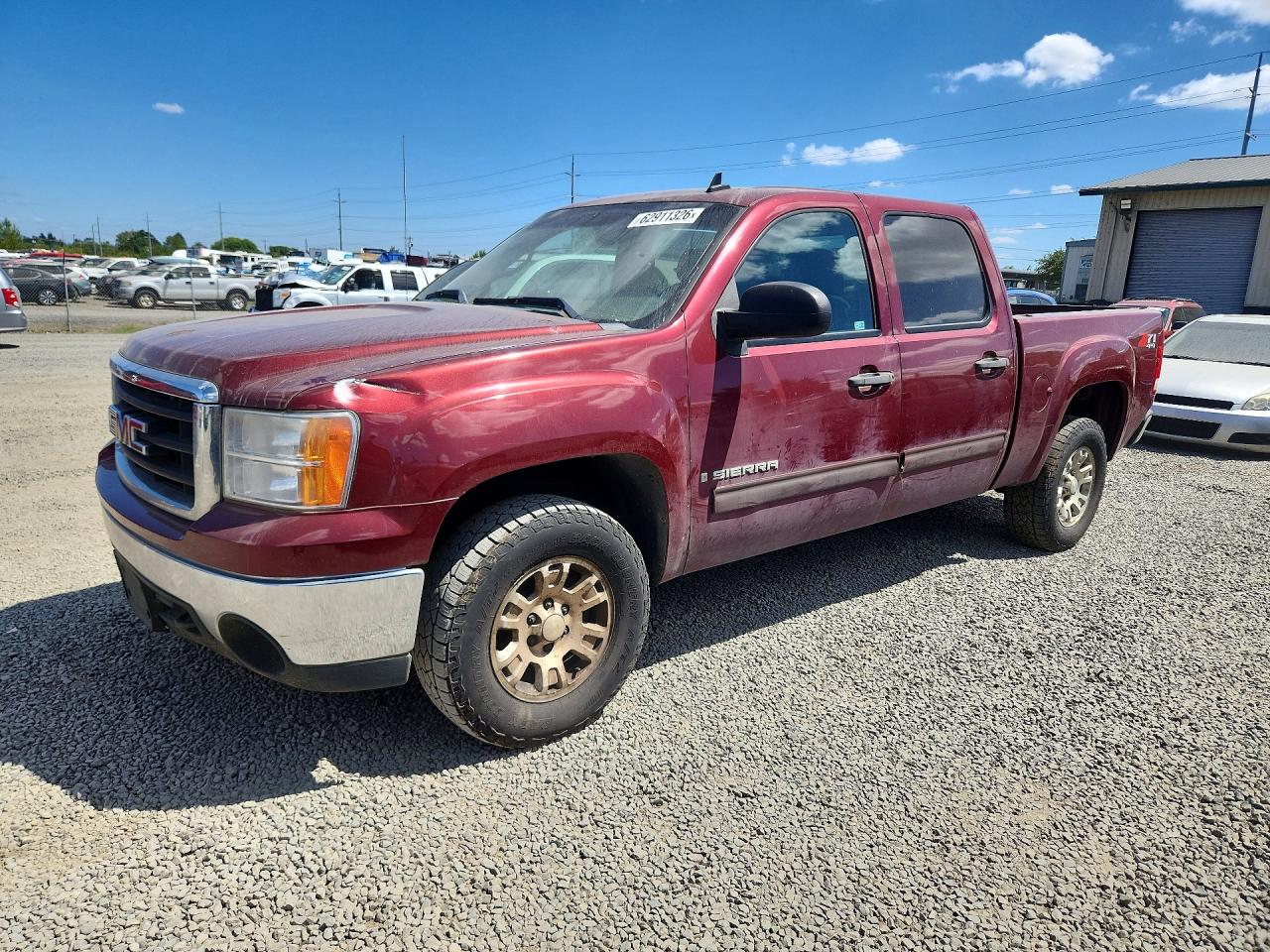 2008 Gmc Sierra K1500 Burgundy vin: 3GTEK13J28G245934