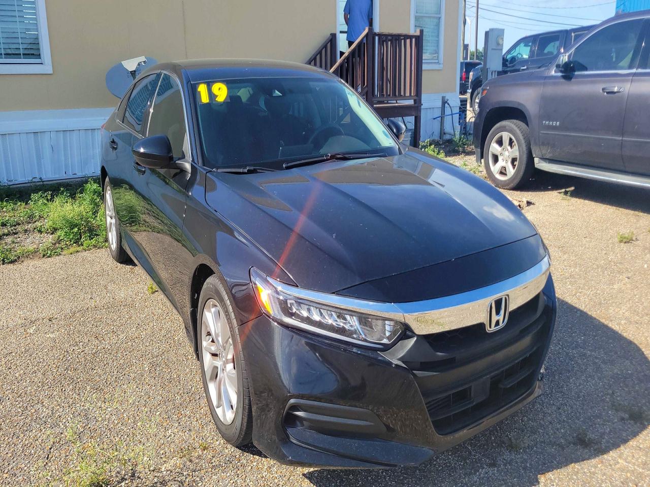 2019 Honda Accord Lx Black vin: 1HGCV1F15KA045082