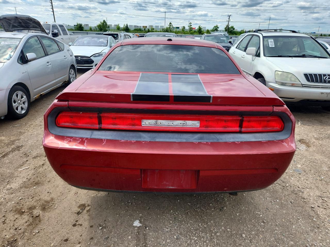 2010 Dodge Challenger Se Red vin: 2B3CJ4DV5AH259914