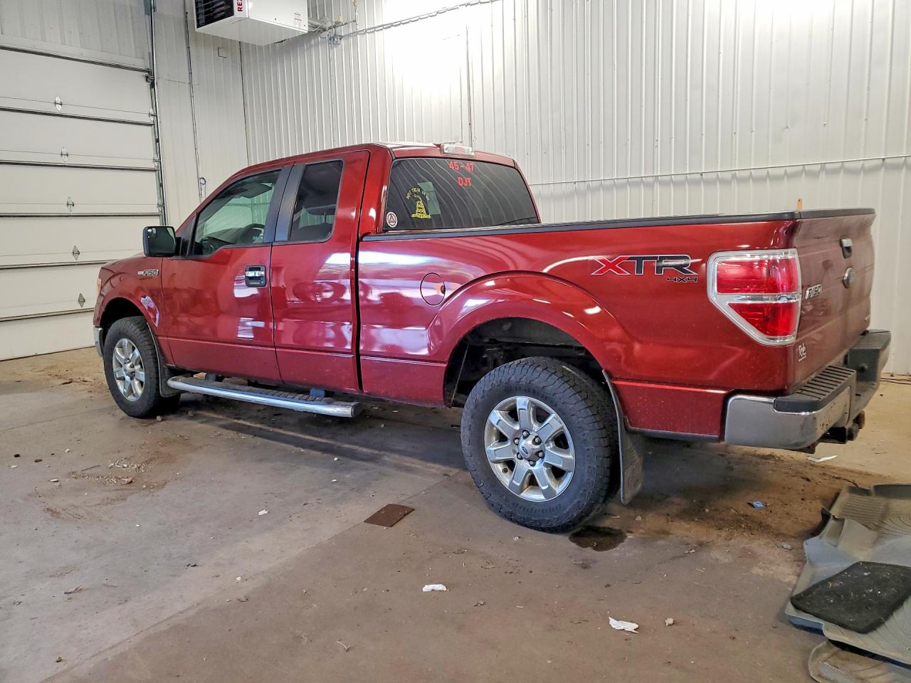 2014 Ford F150 Super Cab Maroon vin: 1FTFX1EF4EKF58325