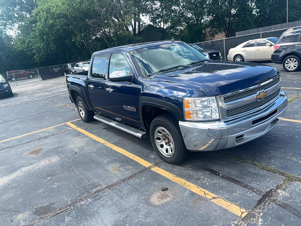 2012 Chevrolet Silverado K1500 Ls Blue vin: 3GCPKREA4CG162003
