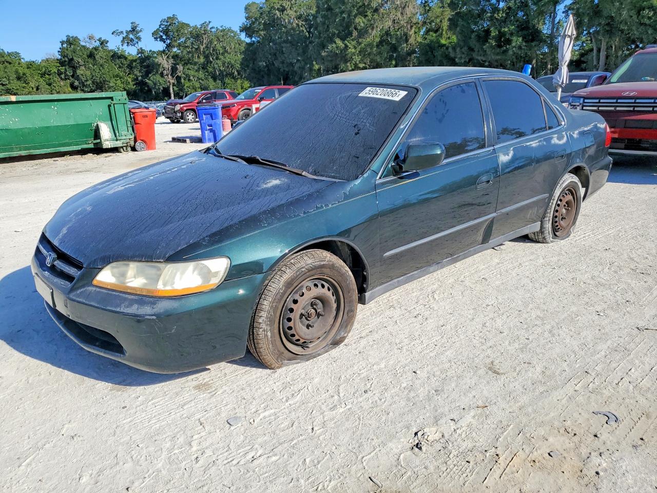 1999 Honda Accord Lx Green vin: 1HGCG5642XA109971