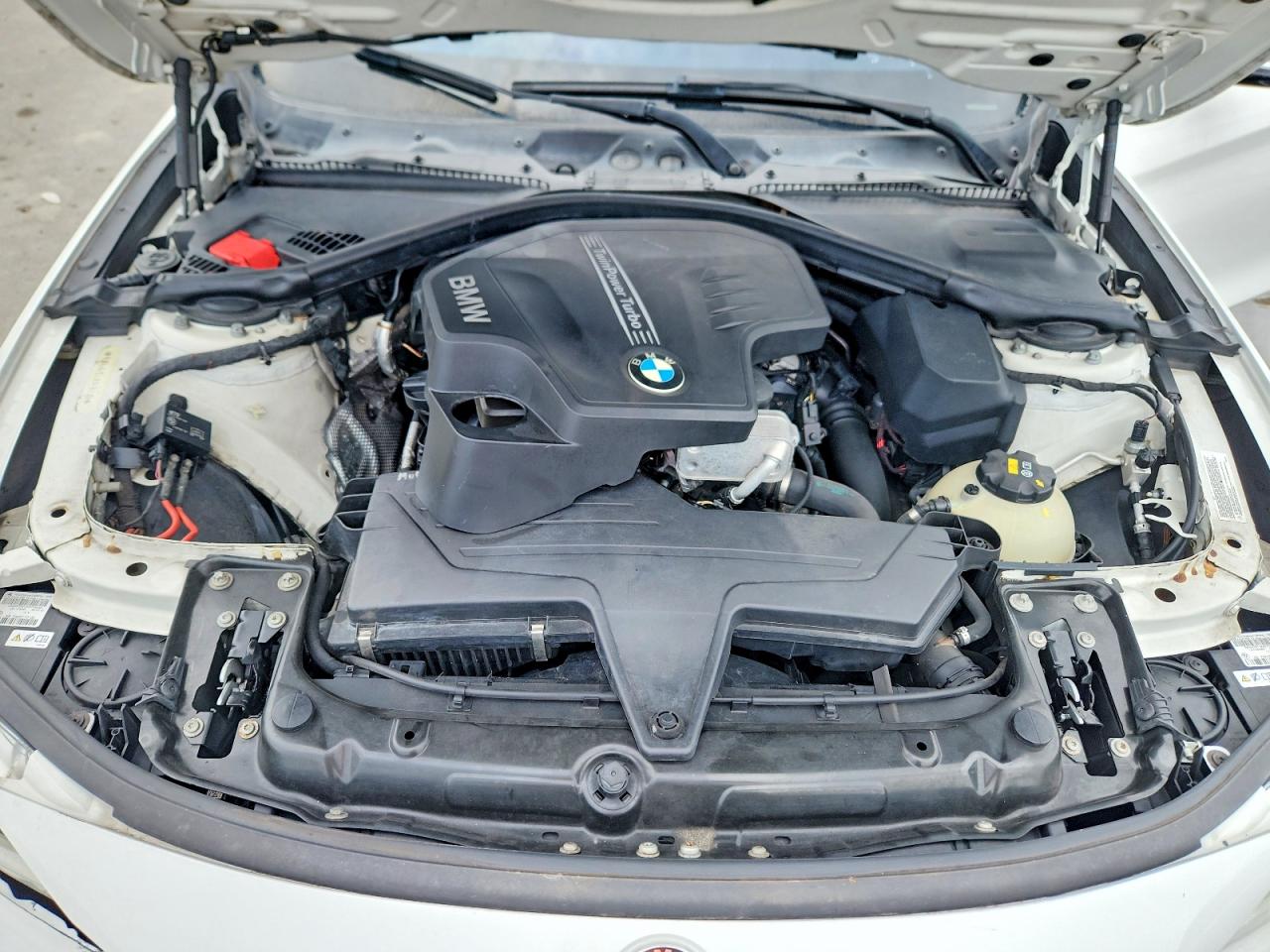 2015 Bmw 428 Xi Gran Coupe White vin: WBA4A7C51FD415339