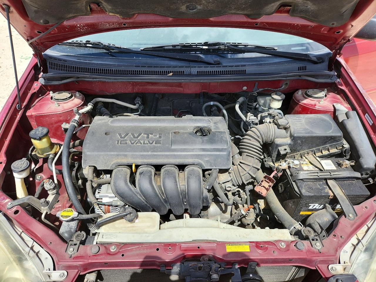 2007 Toyota Corolla S Красный vin: 1NXBR32E47Z812649