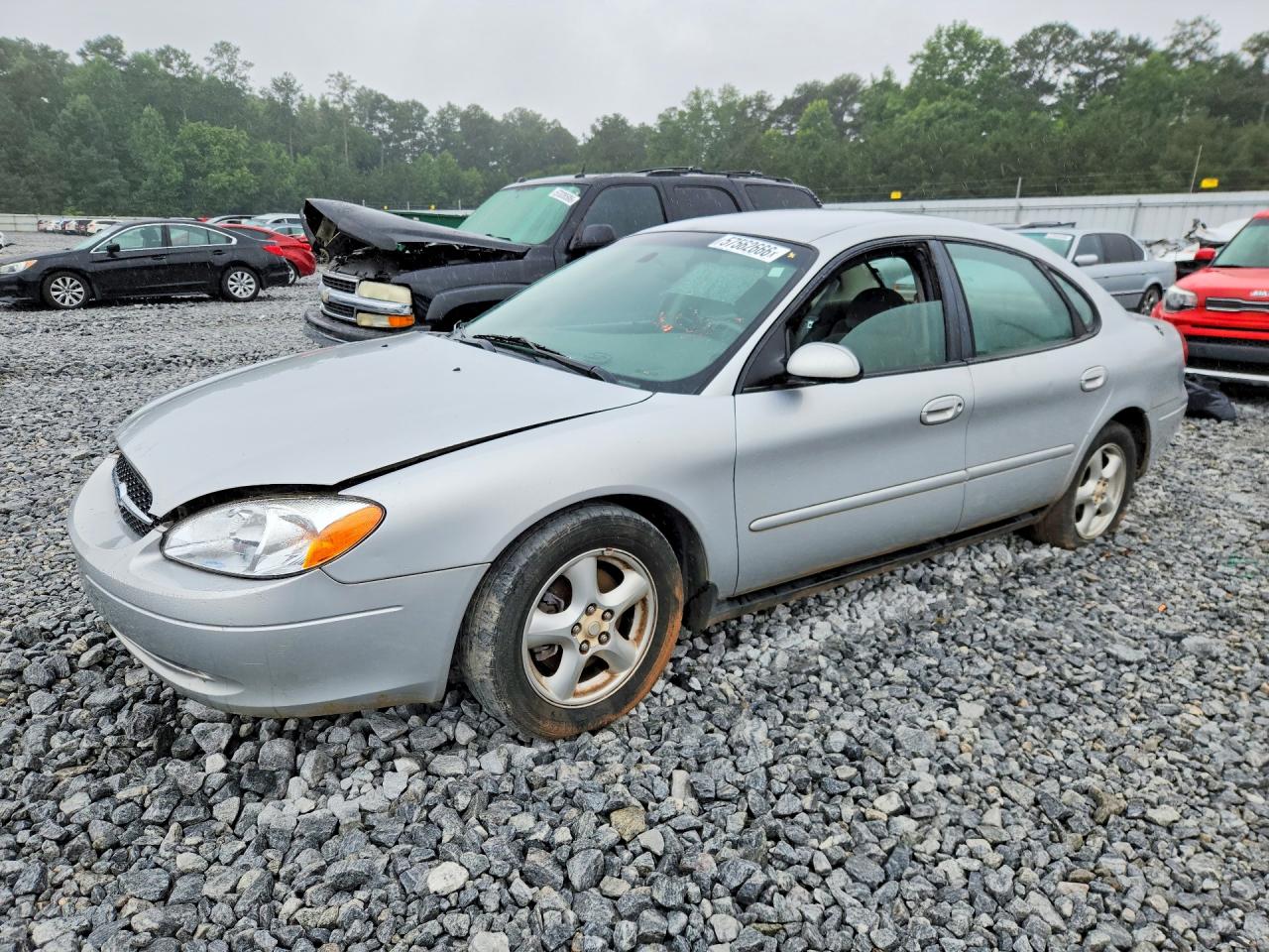 2003 Ford Taurus Ses Silver vin: 1FAFP55203G164671