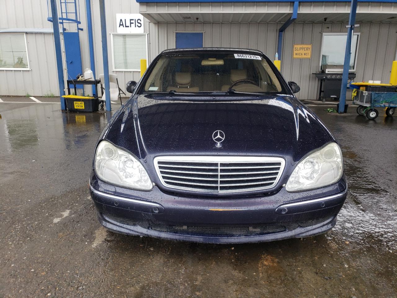 2001 Mercedes-benz S 600 Blue vin: WDBNG78J61A190162