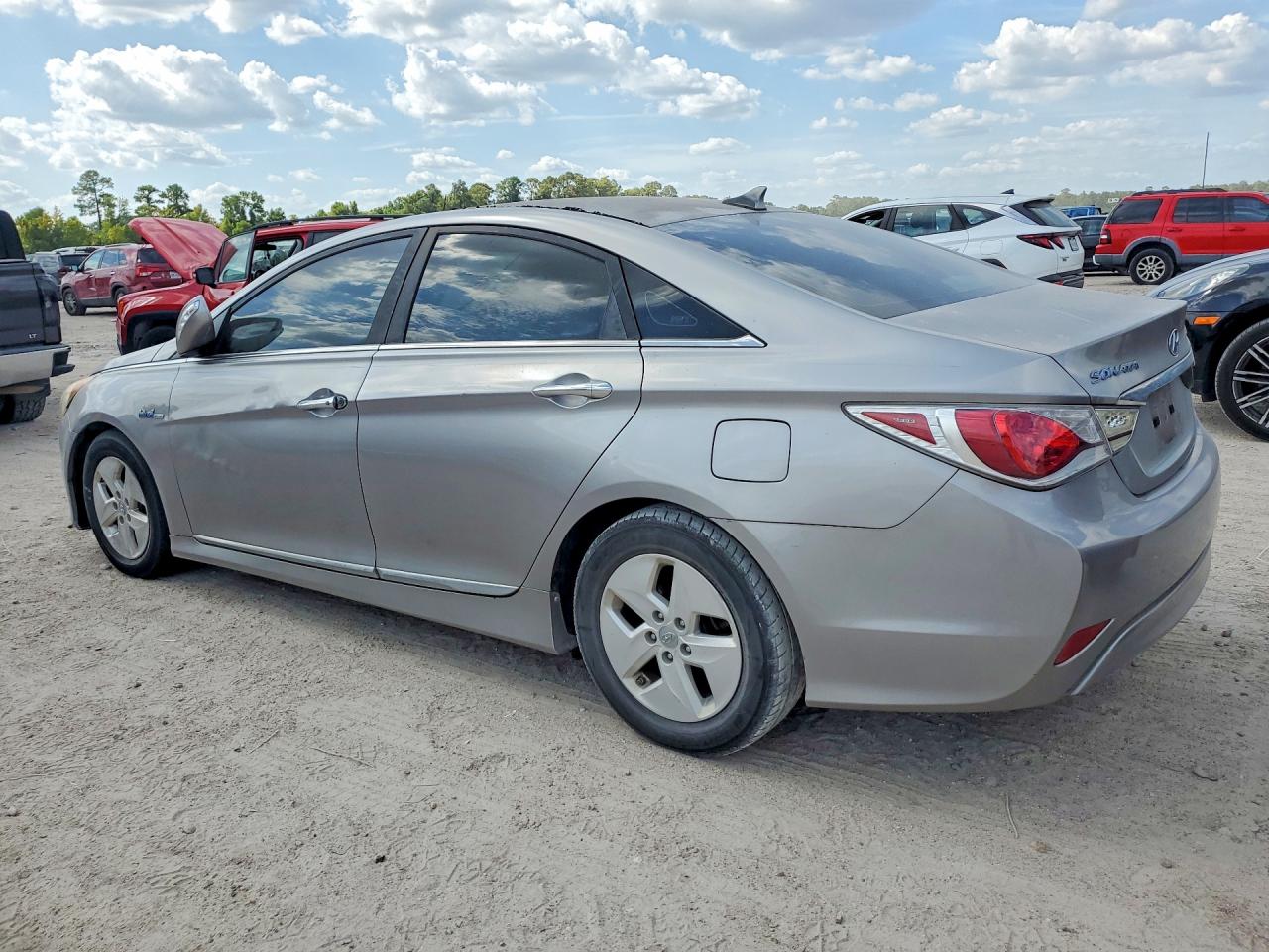 2011 Hyundai Sonata Hybrid Silver vin: KMHEC4A40BA018836