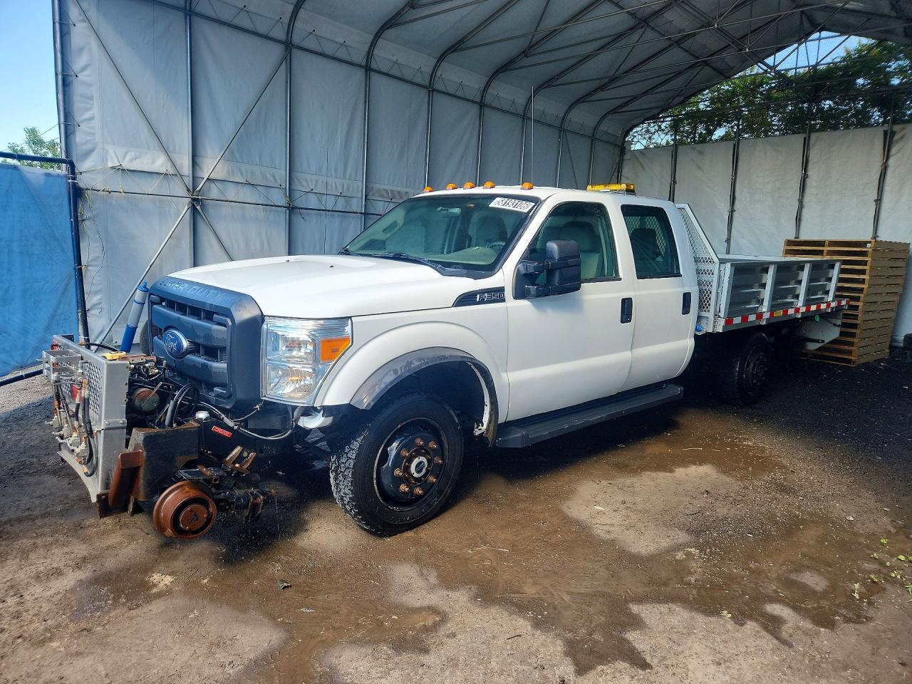 2012 Ford F350 Super Duty White vin: 1FDWW3FT2CEC27821