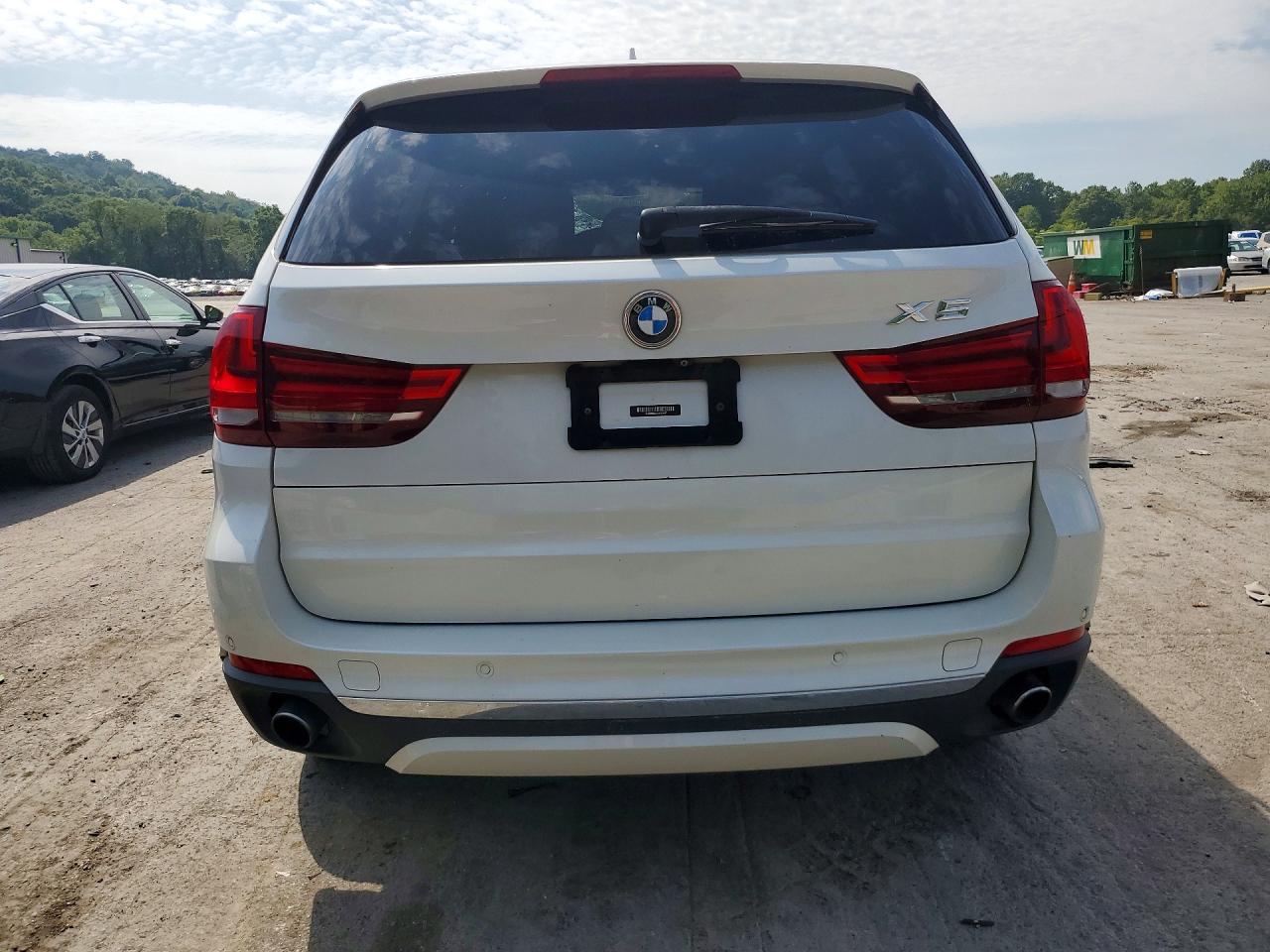 2017 Bmw X5 Xdrive35i White vin: 5UXKR0C55H0V50097