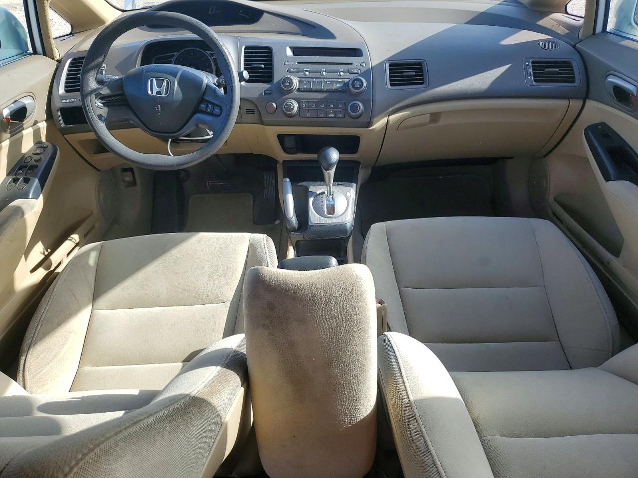2008 Honda Civic Lx White vin: 2HGFA16588H346225
