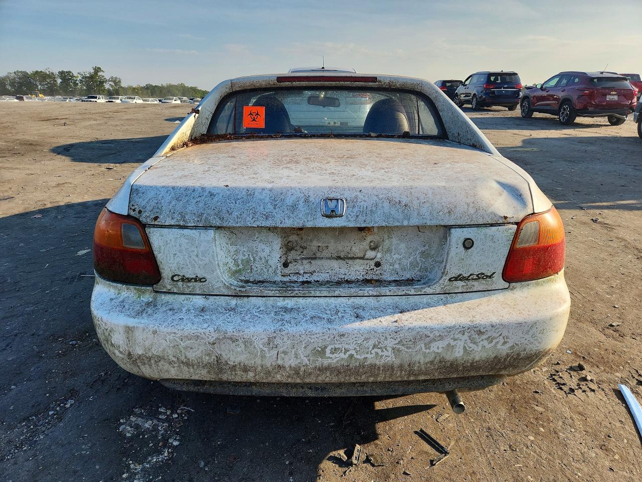 1994 Honda Civic Del Sol S White vin: JHMEG1244RS006875