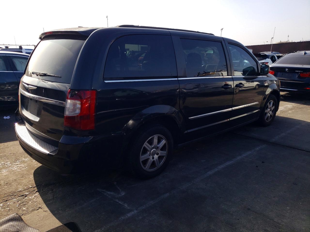 2012 Chrysler Town & Country Touring Black vin: 2C4RC1BG0CR293312