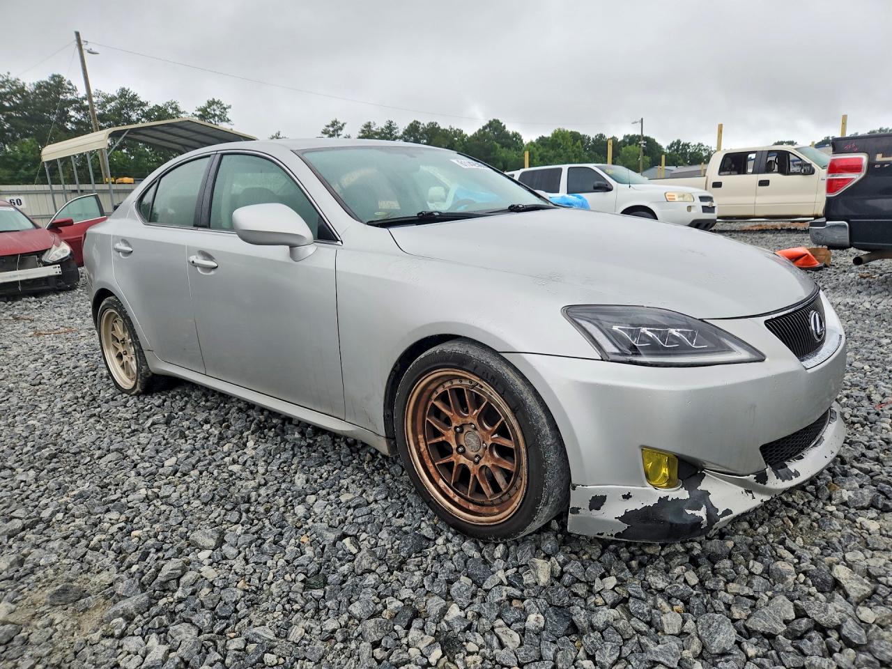 2008 Lexus Is 250 Silver vin: JTHBK262685076407