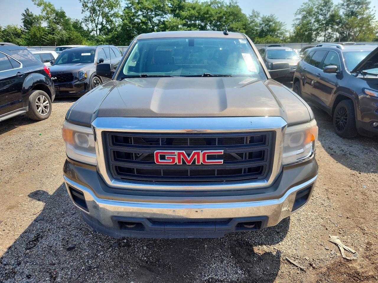2015 Gmc Sierra K1500 Brown vin: 1GTV2TEC6FZ216301