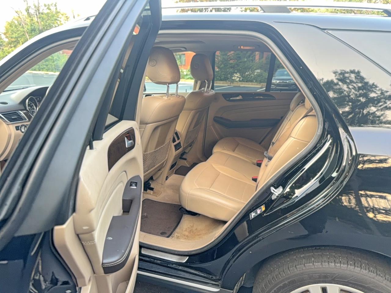 2014 Mercedes-benz Ml 350 4matic Black vin: 4JGDA5HB5EA355566