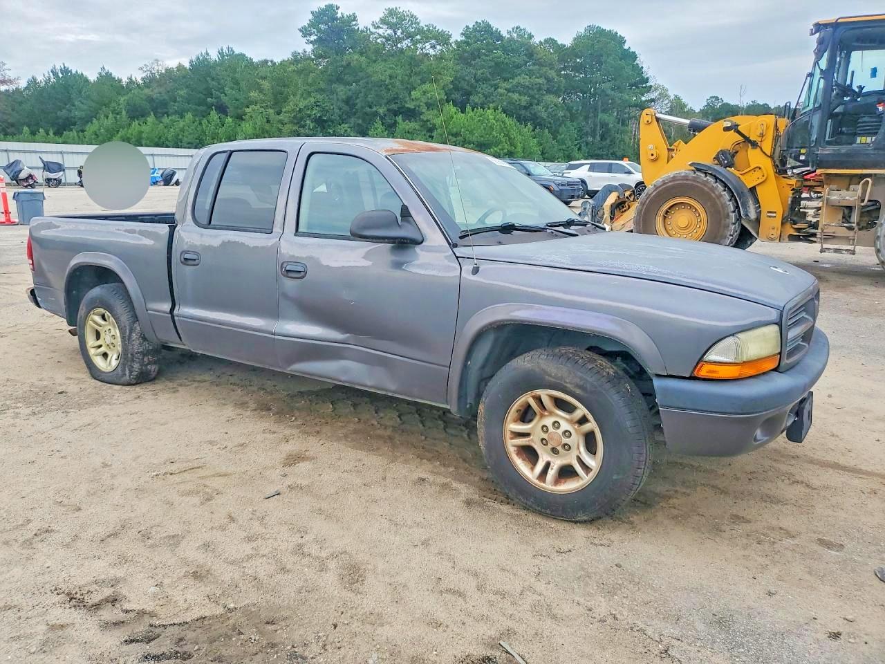2003 Dodge Dakota Quad Sport Charcoal vin: 1D7HL38X73S142938