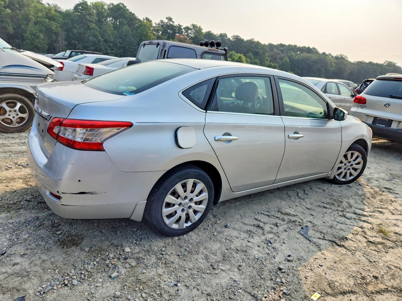2015 Nissan Sentra S Gray vin: 3N1AB7AP9FY365720