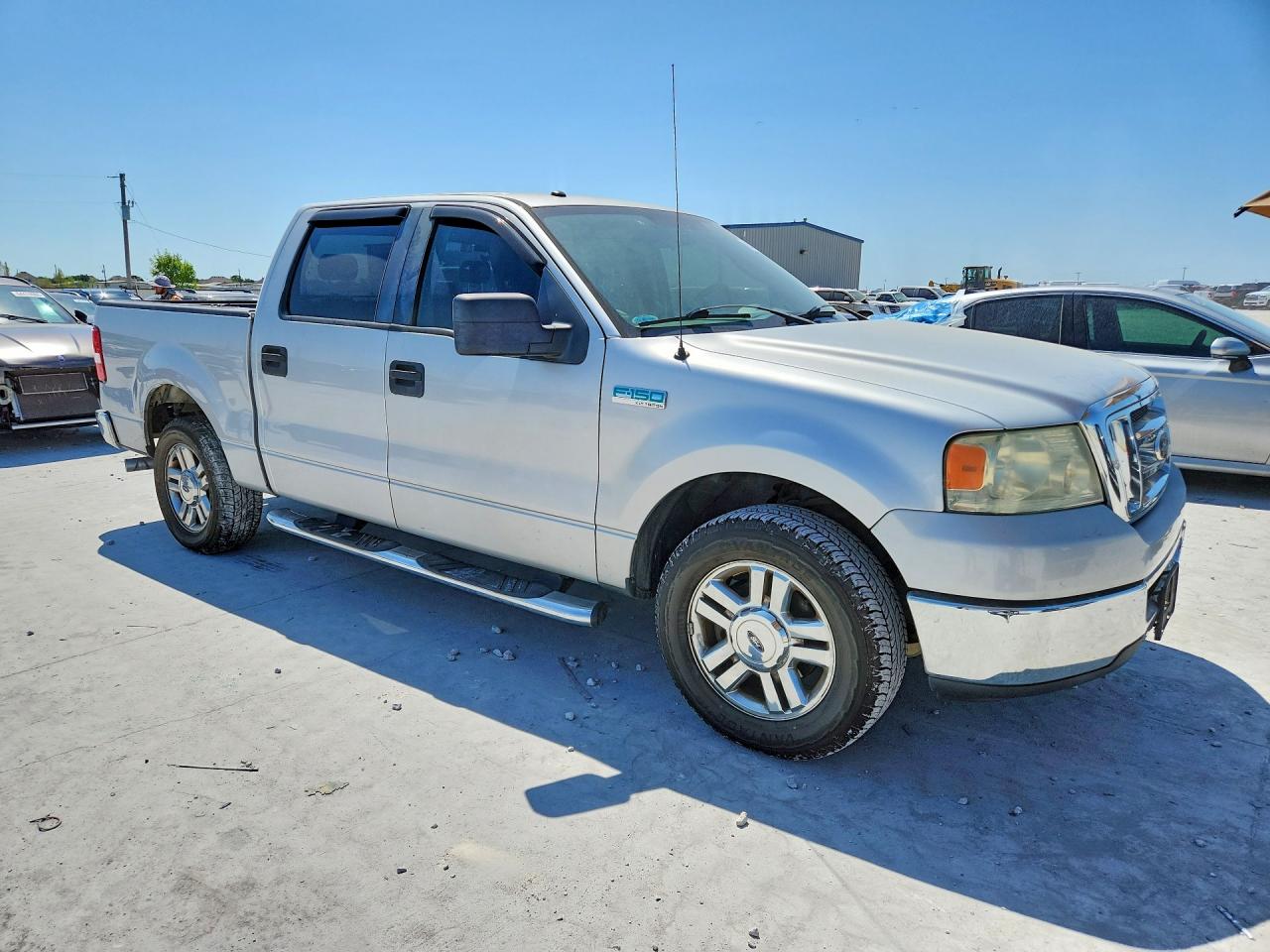 2008 Ford F150 Supercrew Silver vin: 1FTRW12W28FB91796