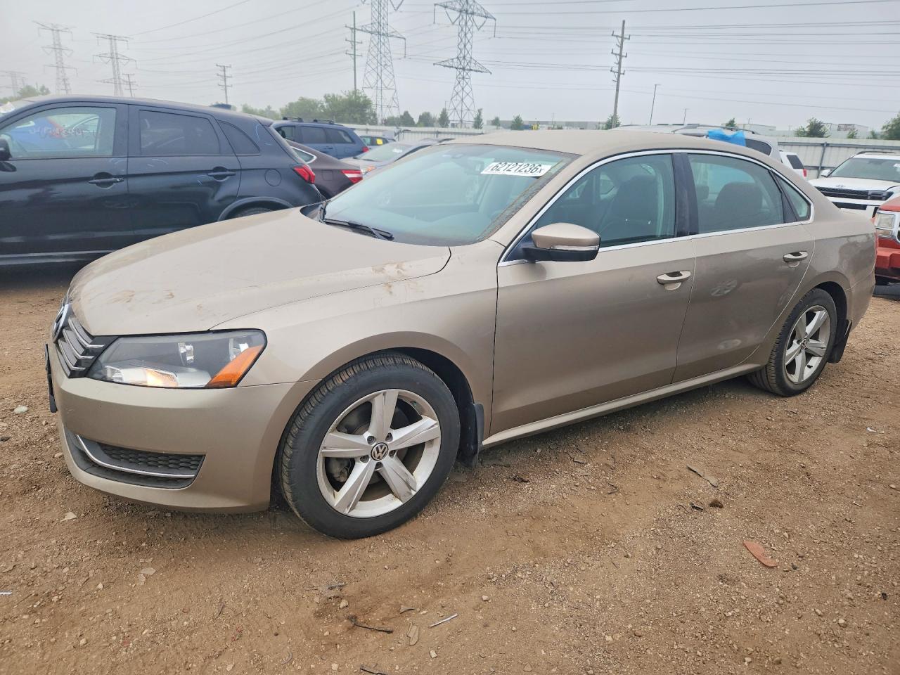 2015 Volkswagen Passat Se Beige vin: 1VWBT7A38FC066334