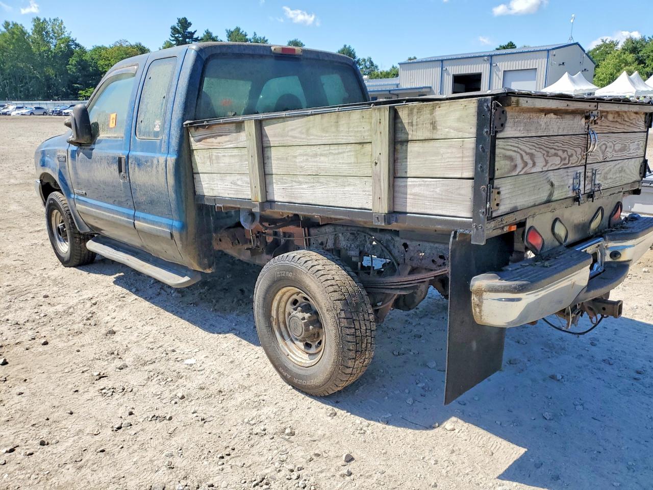 2001 Ford F250 Super Duty Blue vin: 1FTNX21F01EA74197