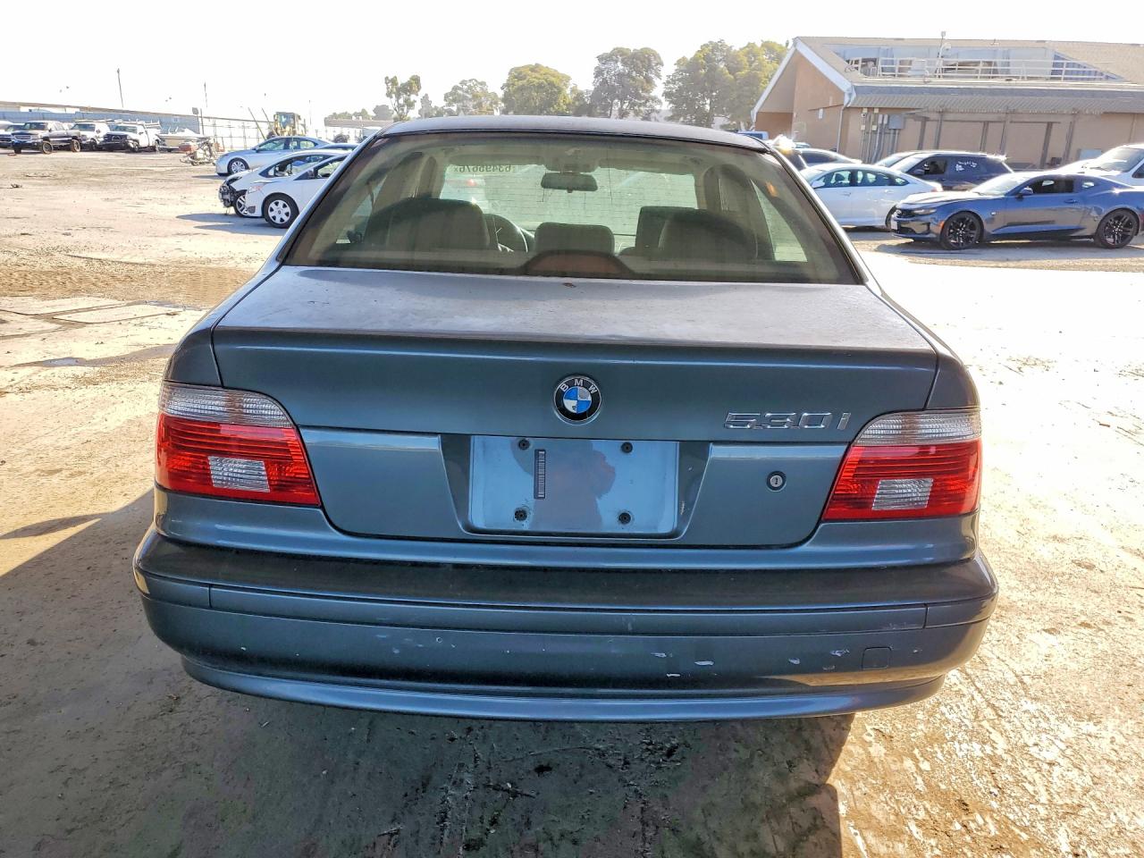 2003 Bmw 530 I Automatic Blue vin: WBADT634X3CK35936