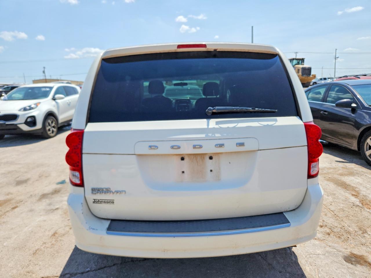2013 Dodge Grand Caravan Sxt White vin: 2C4RDGCG4DR599882