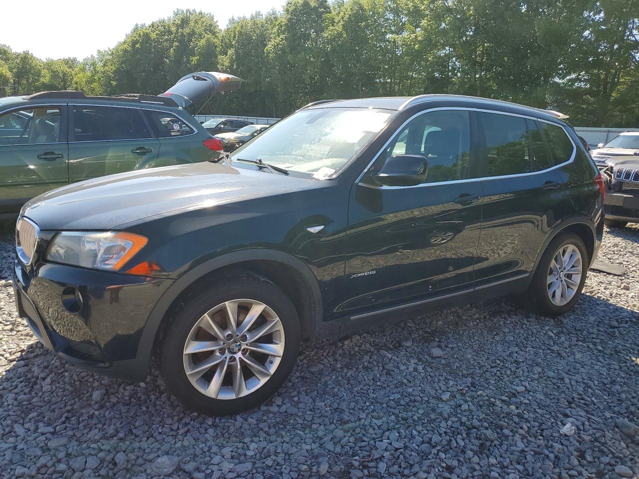 2014 Bmw X3 Xdrive28i Черный vin: 5UXWX9C59E0D25157