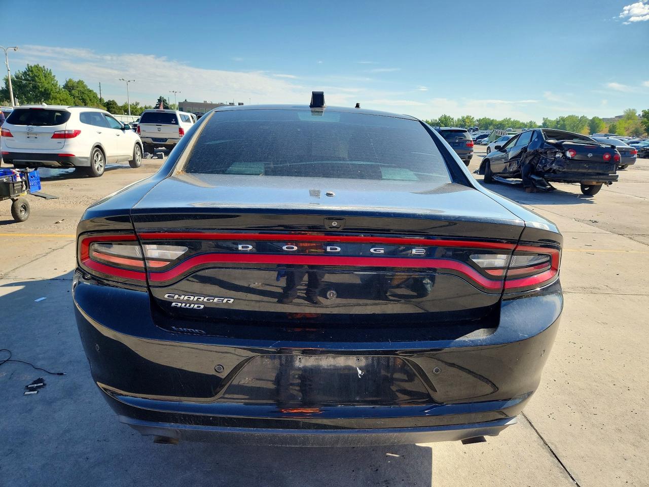 2015 Dodge Charger Police Black vin: 2C3CDXKT2FH765933