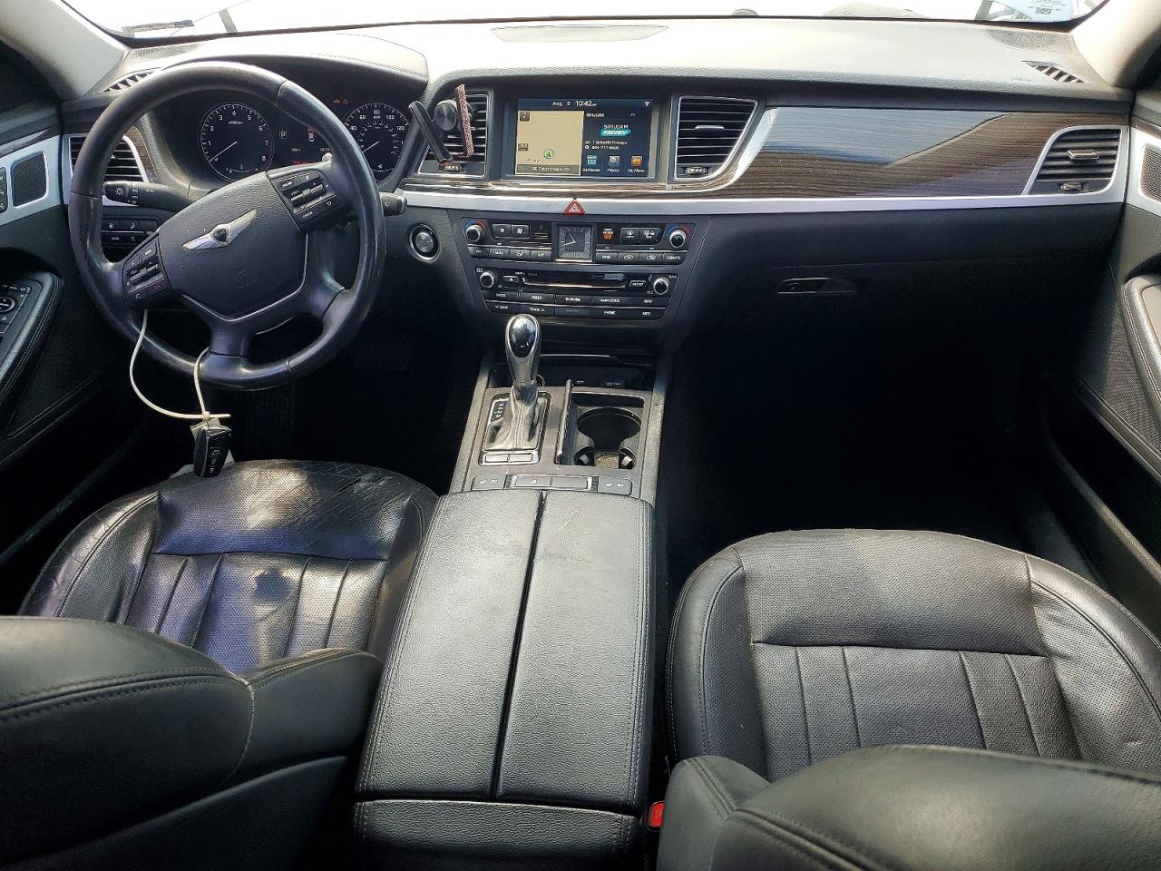 2015 Hyundai Genesis 3.8l Silver vin: KMHGN4JE7FU061120