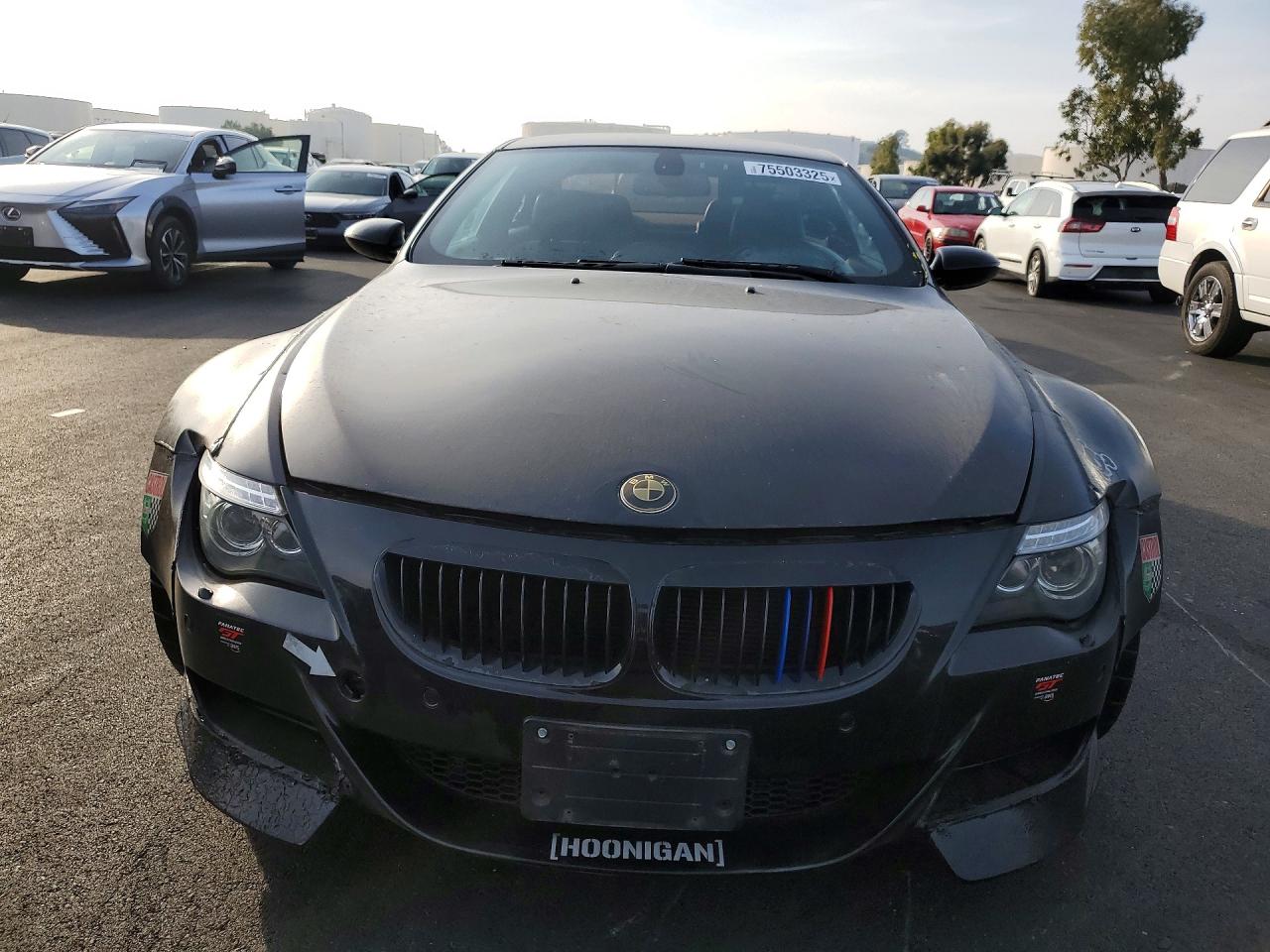2008 Bmw M6 Black vin: WBSEH93558CY24881