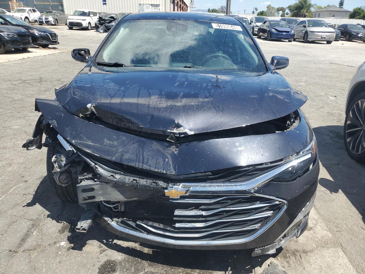 2023 Chevrolet Malibu Lt Серый vin: 1G1ZD5ST5PF219813 Damage: Front Bumper Reinforcement, Broken, Replacement Required