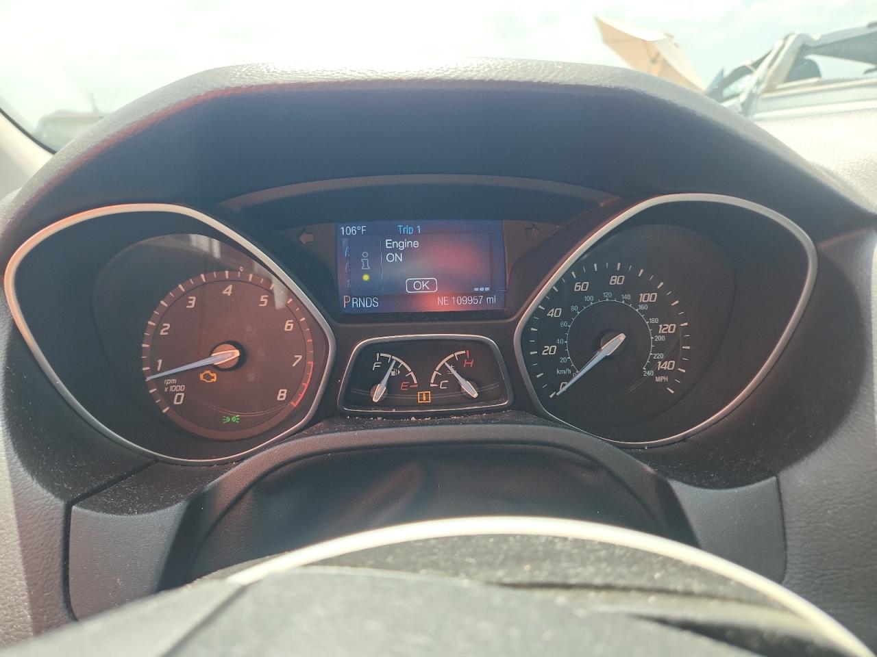 2014 Ford Focus Se Gray vin: 1FADP3K27EL280167