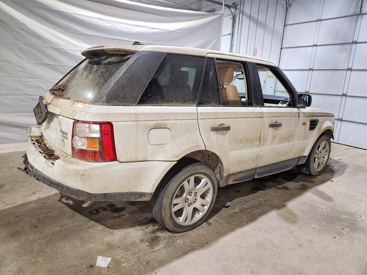 2006 Land Rover Range Rover Sport Hse White vin: SALSF25496A918923