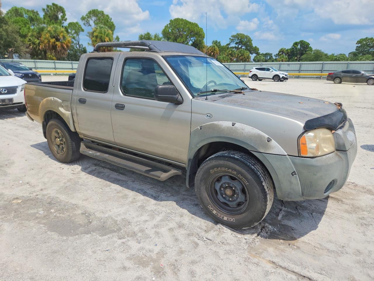 2001 Nissan Frontier Xe Серый vin: 1N6ED27TX1C354630