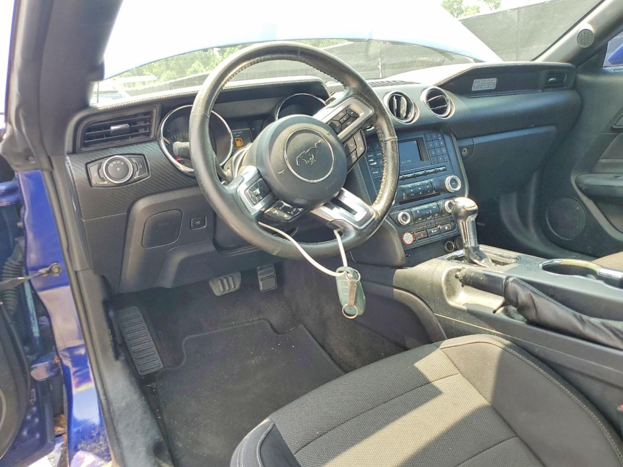 2015 Ford Mustang Синий vin: 1FA6P8AM0F5384935