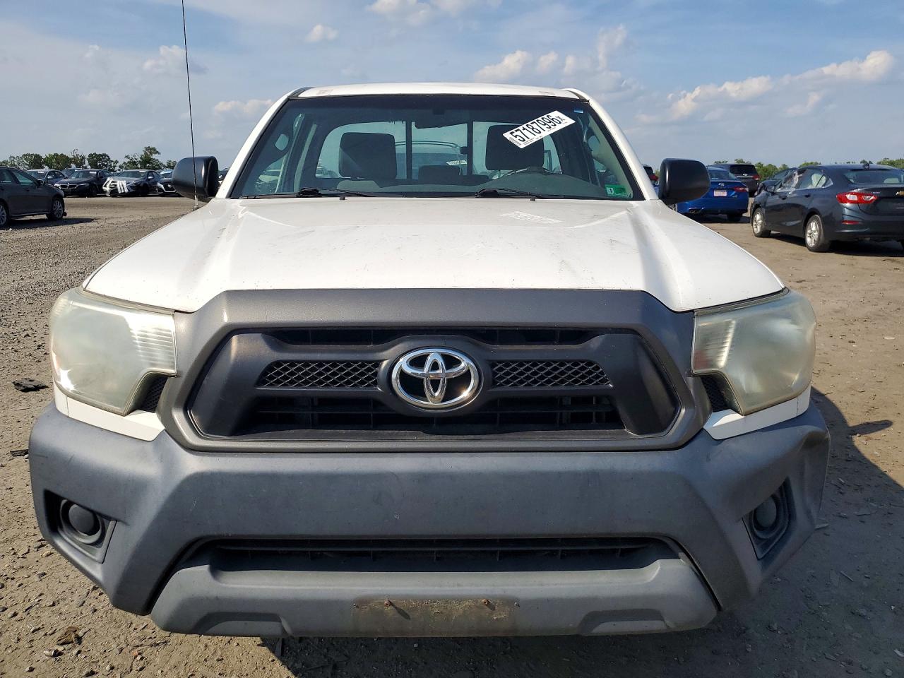 2012 Toyota Tacoma Base White vin: 5TFNX4CN3CX016477