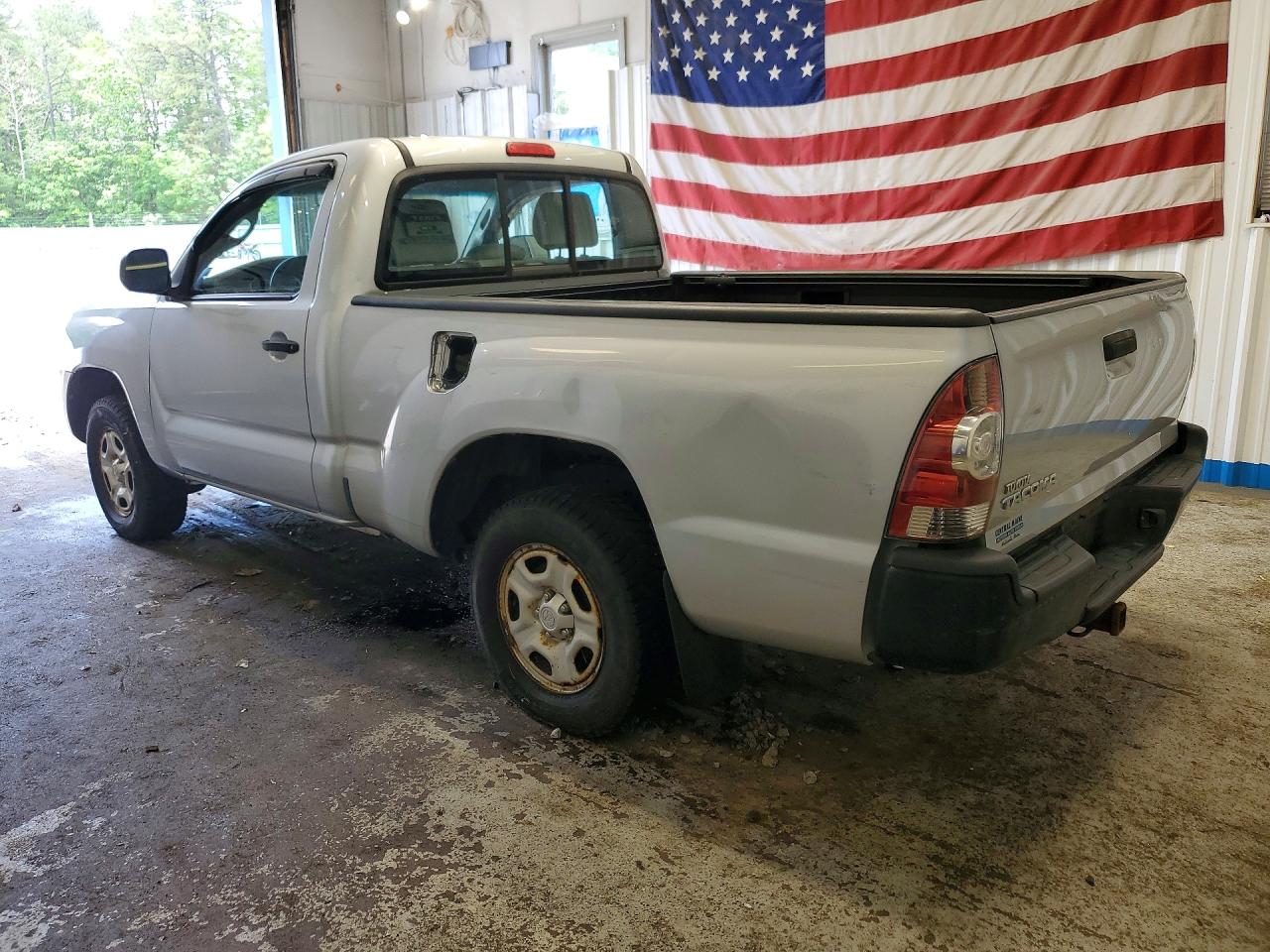 2011 Toyota Tacoma Base Silver vin: 5TFNX4CN8BX004579
