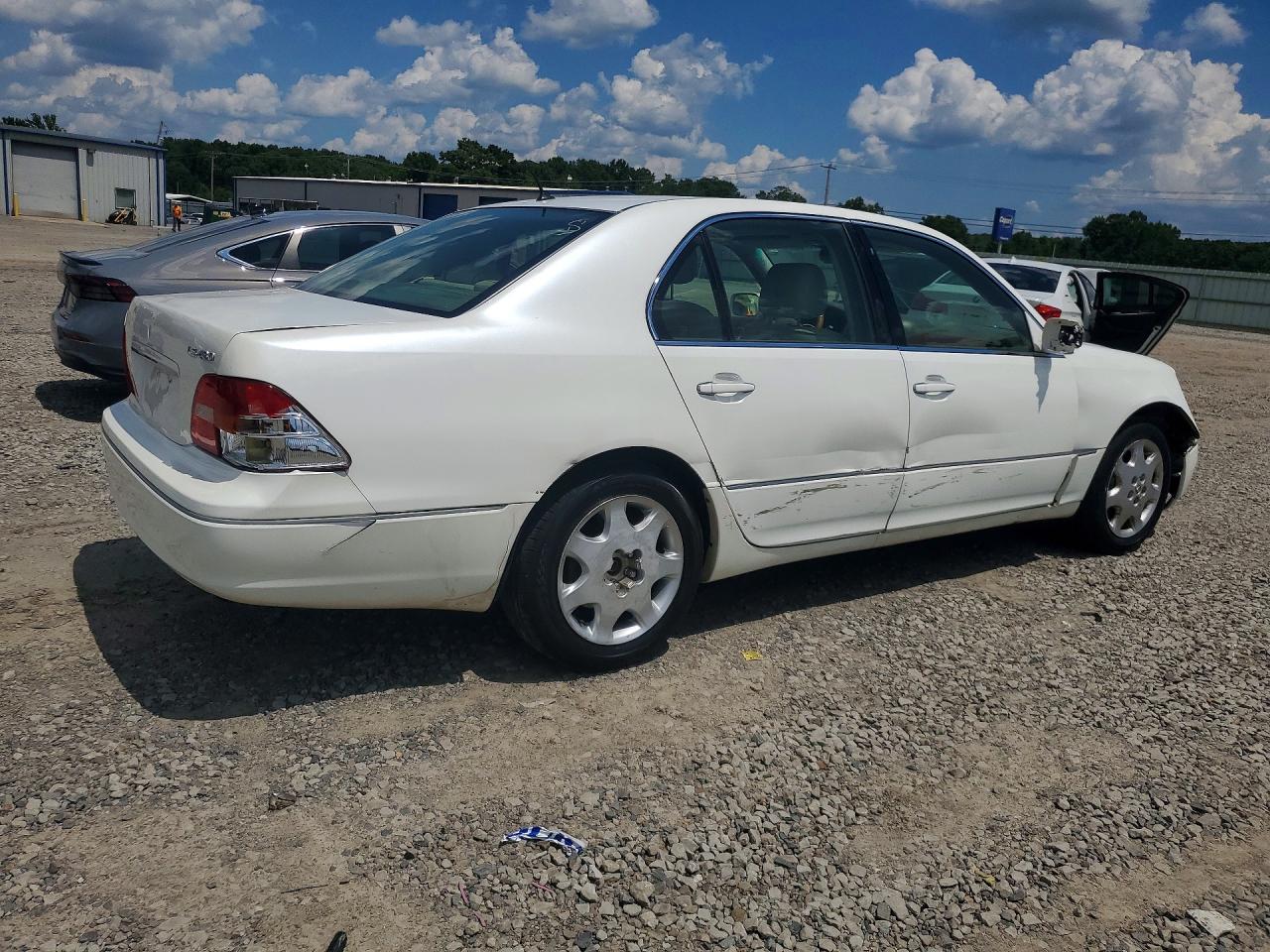 2003 Lexus Ls 430 White vin: JTHBN30F230102838