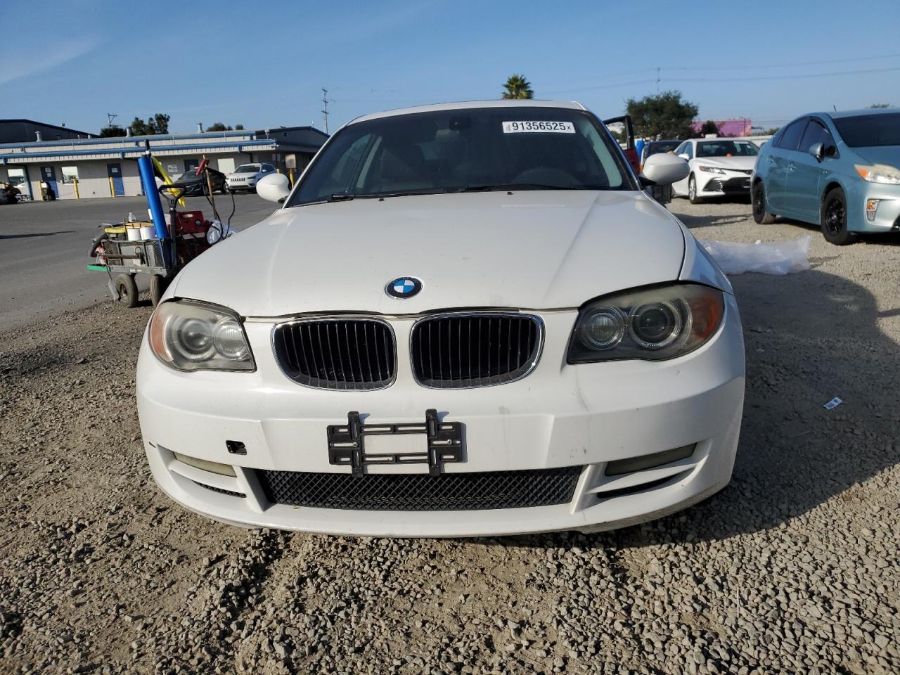 2009 Bmw 128 I White vin: WBAUP93569VF49274