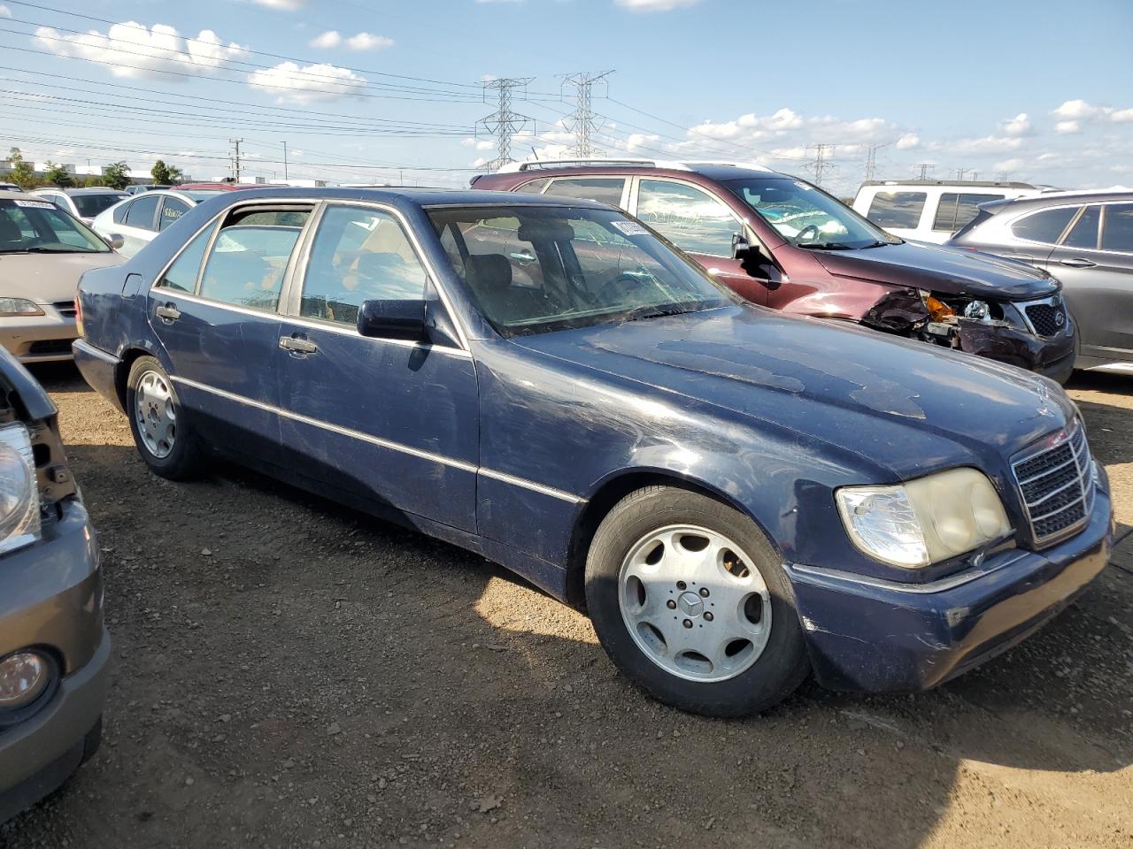 1994 Mercedes-benz S 420 Синий vin: WDBGA43E5RA180107