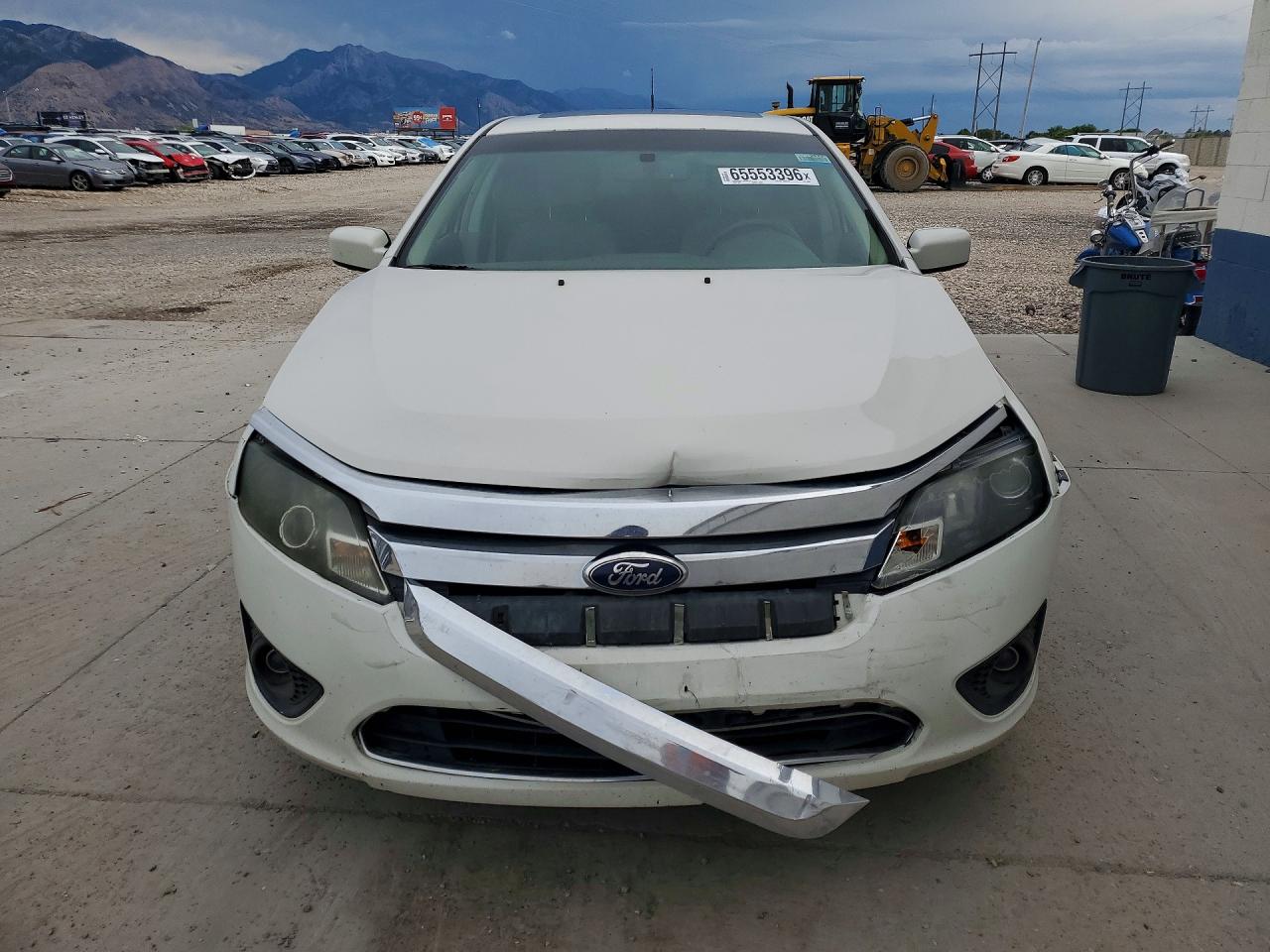2012 Ford Fusion Se White vin: 3FAHP0HA5CR415837