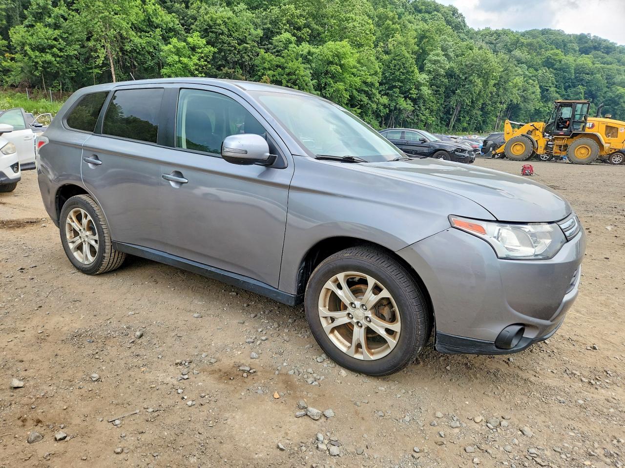 2014 Mitsubishi Outlander Se Серый vin: JA4AZ3A32EZ003287