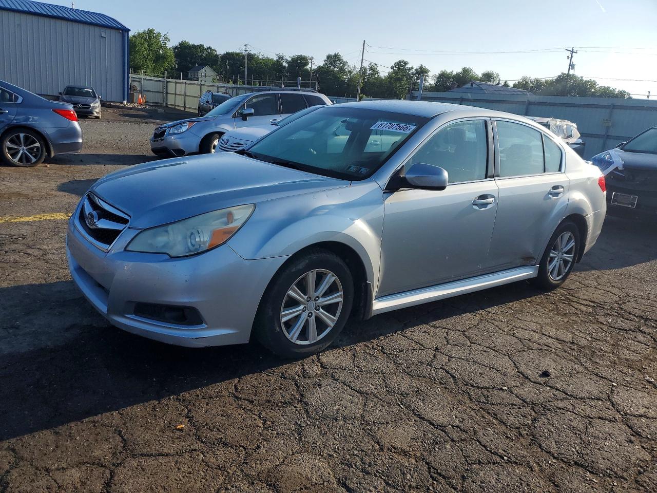 2012 Subaru Legacy 2.5i Silver vin: 4S3BMBA63C3026624