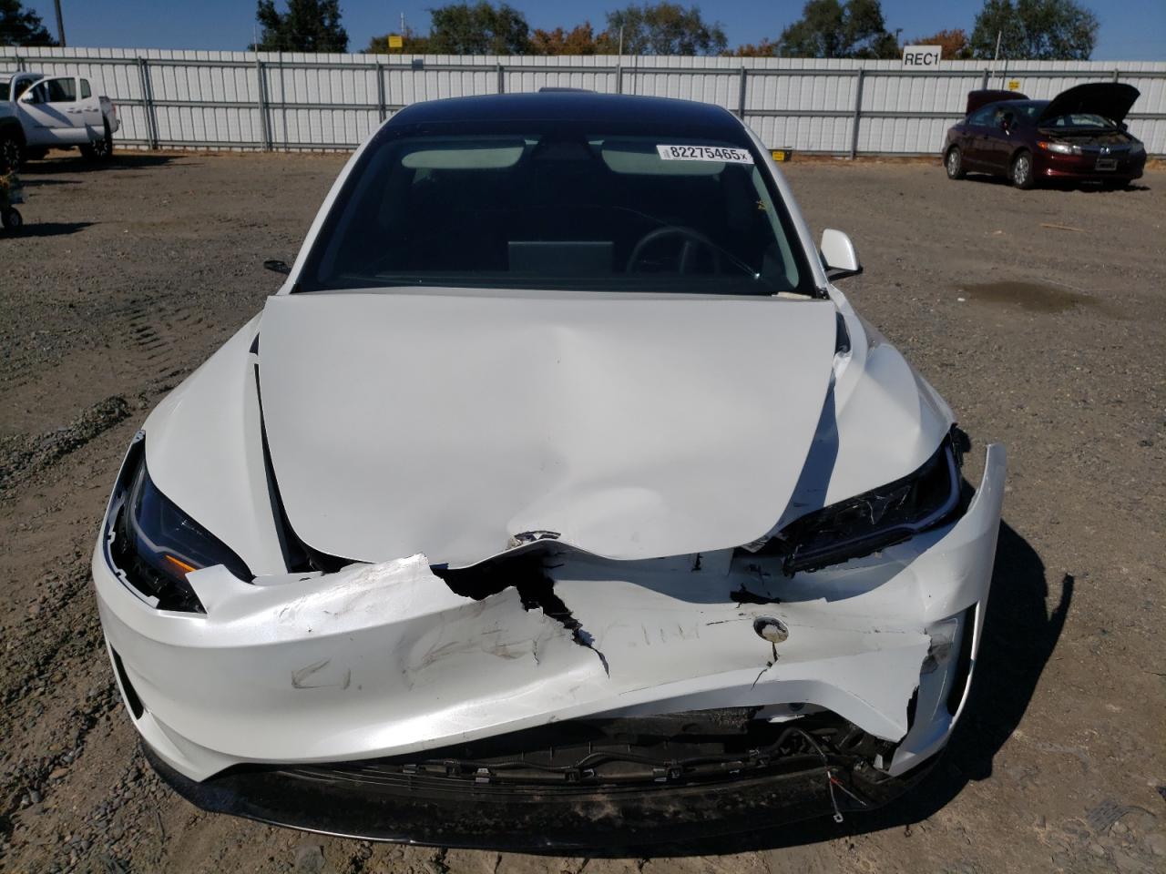 2025 Tesla Model 3 Белый vin: 5YJ3E1ET7SF030382