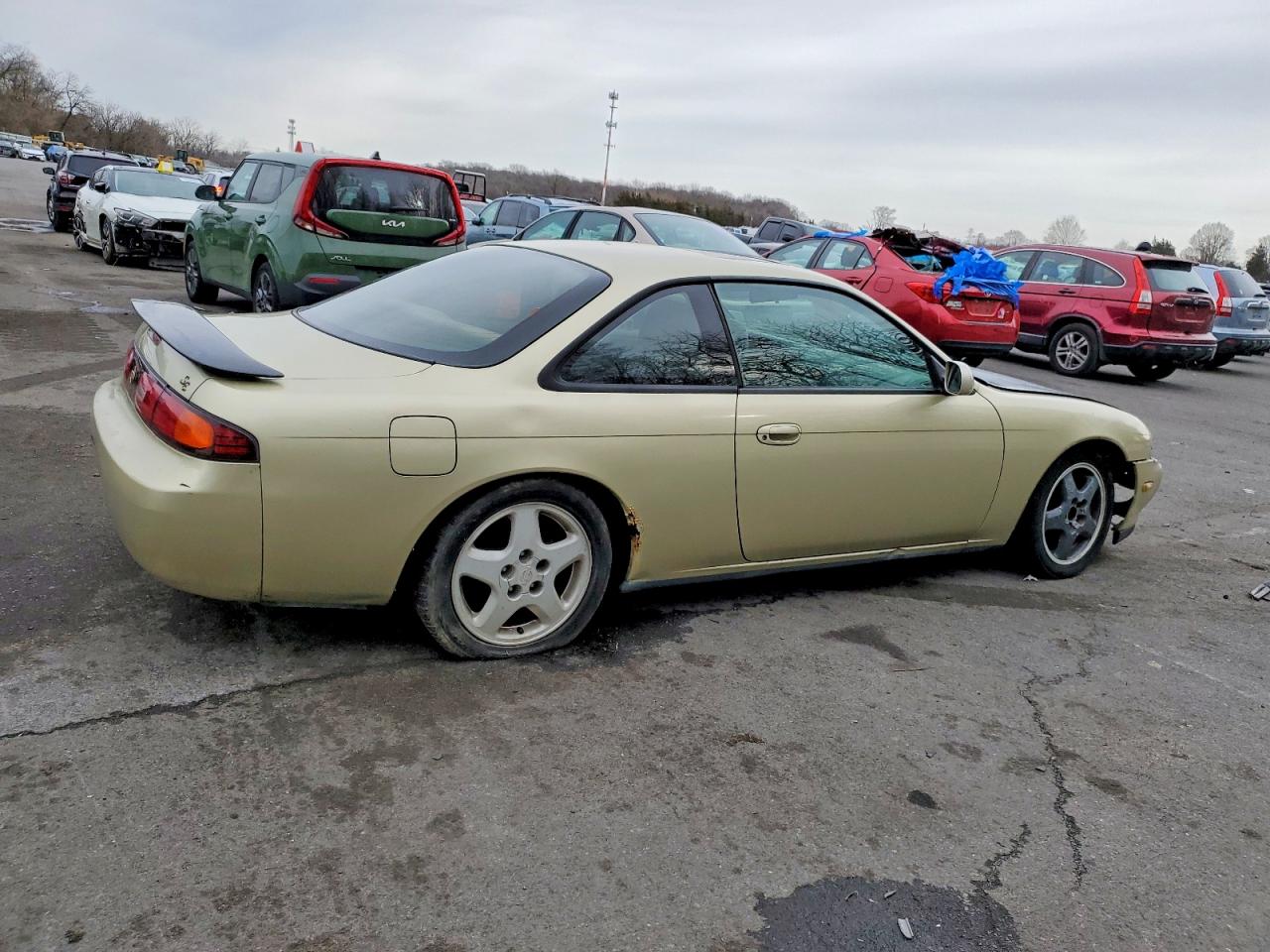 1995 Nissan 240sx Base Gold vin: JN1AS44D0SW008993