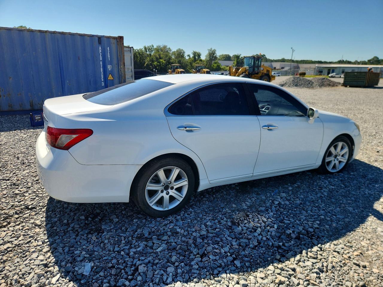 2008 Lexus Es 350 White vin: JTHBJ46G982173015