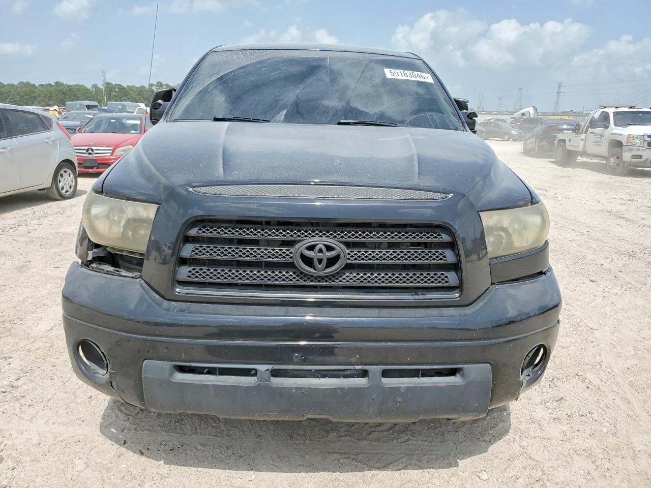 2007 Toyota Tundra Base Black vin: 5TFKT52187X001773