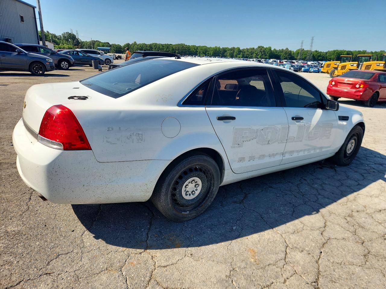 2014 Chevrolet Caprice Police White vin: 6G3NS5U25EL944829