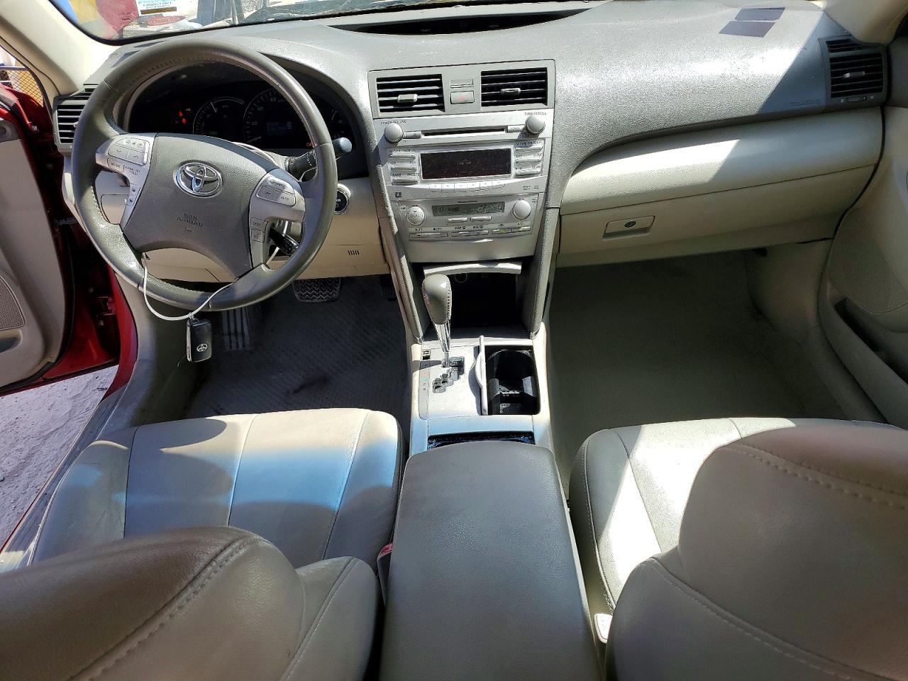 2011 Toyota Camry Hybrid Red vin: 4T1BB3EK8BU129724