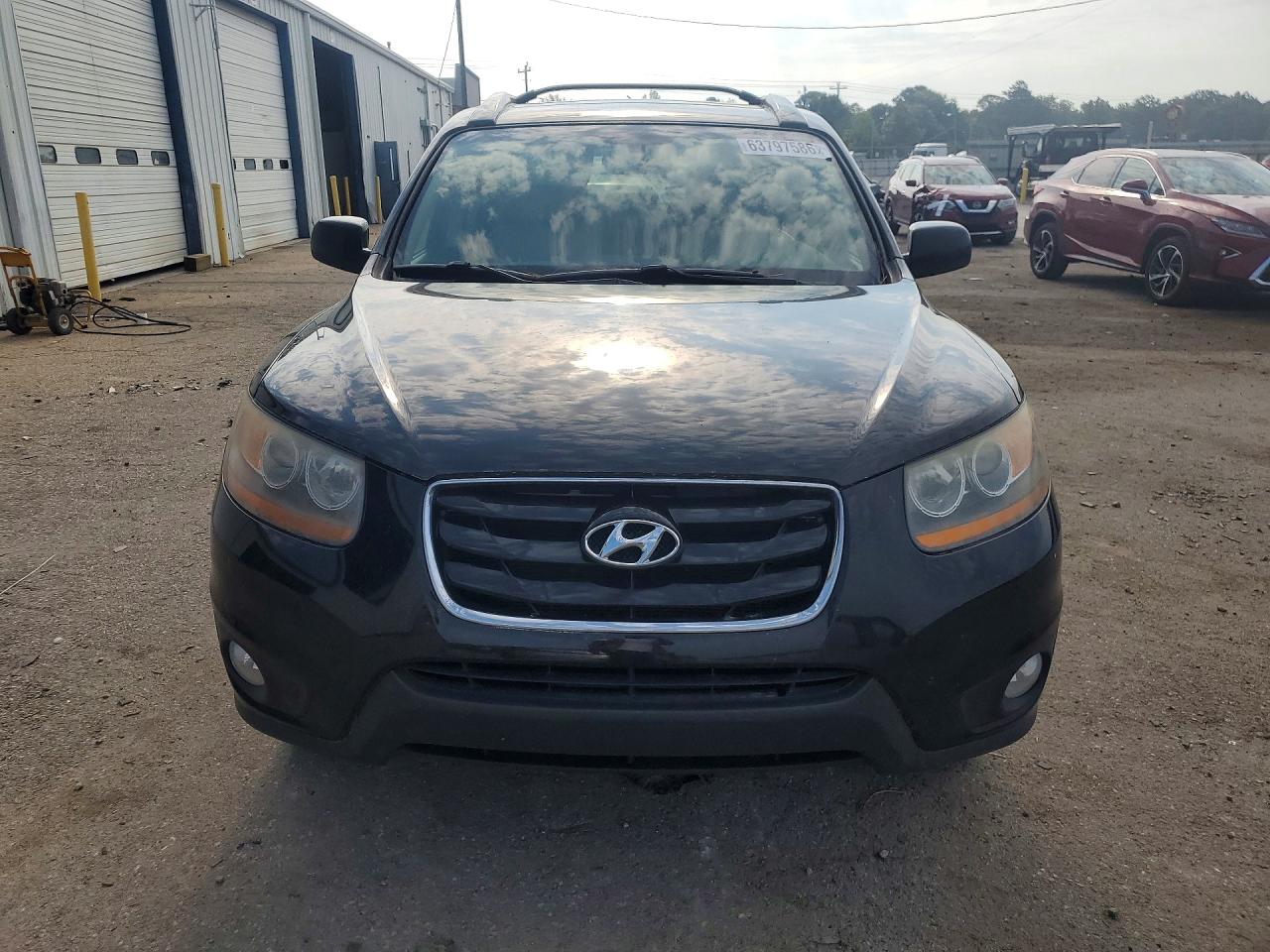 2011 Hyundai Santa Fe Limited Black vin: 5XYZK3AB9BG055188